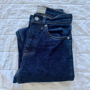 Everlane 24 Ankle high rise straight skinny jeans